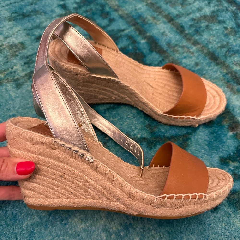 Tory Burch Wedge Sandals 6.5